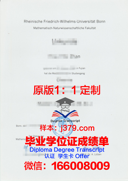 波恩大学硕士毕业证(波恩大学吧)