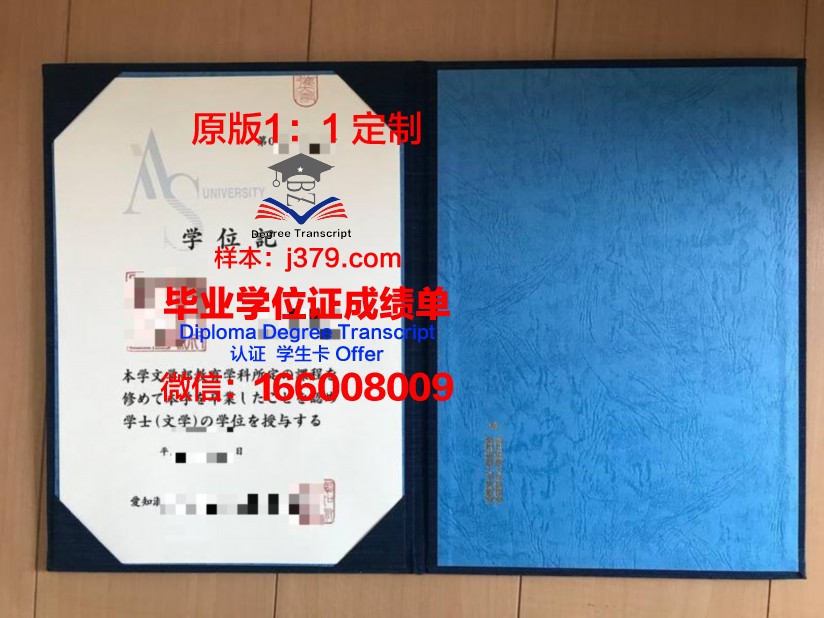 爱知工科大学证书成绩单