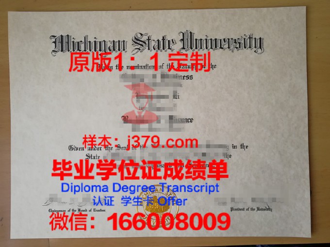 密歇根州立大学本科毕业证(密歇根州立大学就读体验)